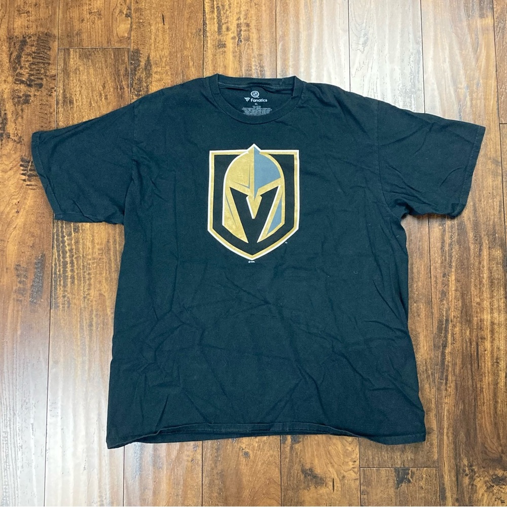 LAS VEGAS GOLDEN KNIGHTS Men’s Shirt Black Fanatics NHL Hockey Size XL